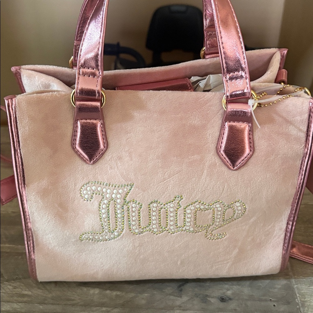 Juicy Couture Shimmering Pink Satchel